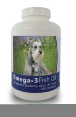 840235141716 Miniature Schnauzer Omega-3 Fish Oil Softgels, 180 Count