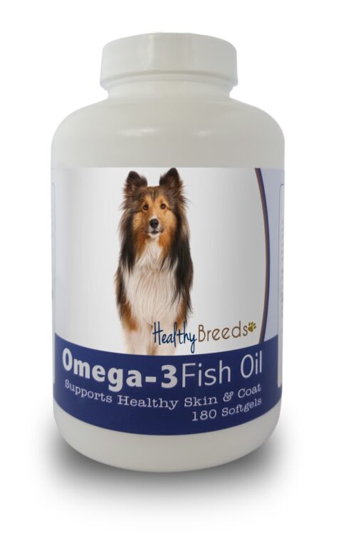 840235141969 Shetland Sheepdog Omega-3 Fish Oil Softgels - 180 count