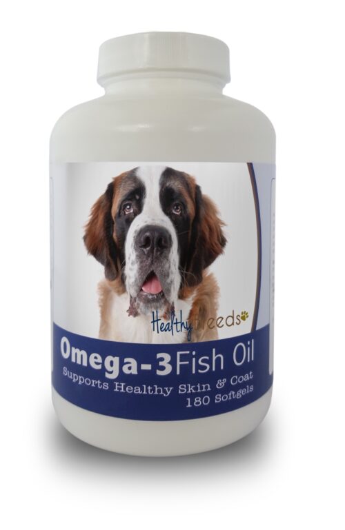 840235142003 Saint Bernard Omega-3 Fish Oil Softgels - 180 count