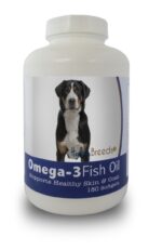840235142041 Greater Swiss Mountain Dog Omega-3 Fish Oil Softgels, 180 Count