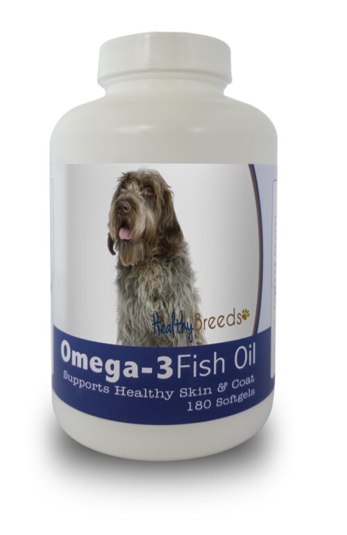 840235142089 Wirehaired Pointing Griffon Omega-3 Fish Oil Softgels, 180 Count