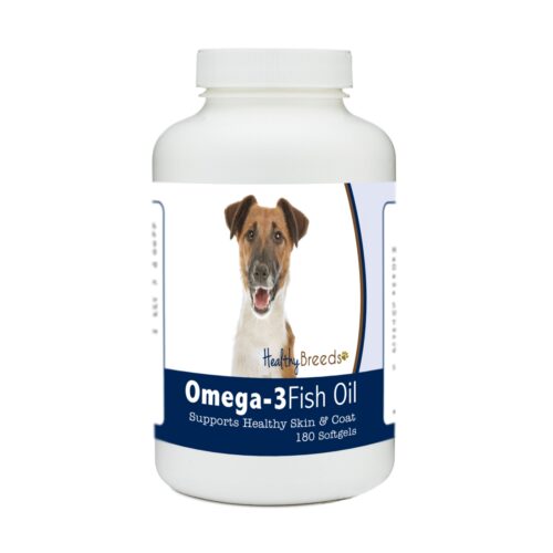 840235183914 Smooth Fox Terrier Omega-3 Fish Oil Softgels, 180 Count