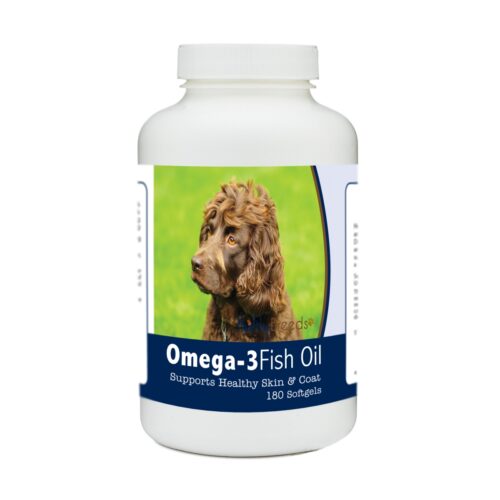 840235184157 Boykin Spaniel Omega-3 Fish Oil Softgels, 180 Count