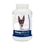 840235184904 Toy Fox Terrier Omega-3 Fish Oil Softgels, 180 Count
