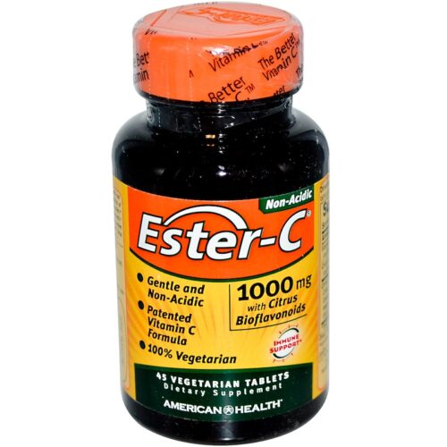 American Health KHLV01044429 Ester C 1000 mg Citrus Bioflavonoids Tablets, 45 Count