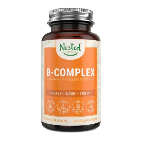 B-COMPLEX Vegan B-Complex Vitamins Plus Choline & Inositol-High Potency Supplement