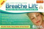 BRLFT-006-01 Nasal Strips Breathe Lift - New Nose Strips Product, White - Pack of 5