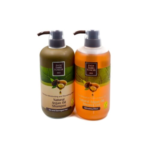 EST-COMBO-SHAMPOONSHWGEL-ARGAN-600 Natural Argan Oil Hair Care Basics Set - Shampoo & Shower Gel