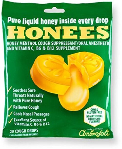 KHFM00268707 Original Honees Cough Drops Bag, 20 Piece