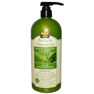 Organics Hand And Body Lotion Aloe Unscented - 32 Fl Oz