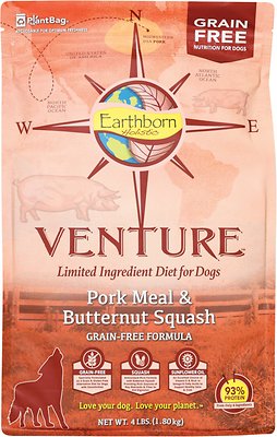 PF57022 Venture Pork Meal & Butternut Squash Grain-Free Dry Dog Food - 4 lbs