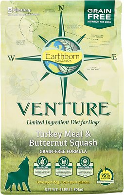 PF57032 Venture Turkey Meal & Butternut Squash Grain-Free Dry Dog Food - 4 lbs