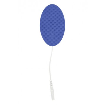 1.5 x 2.5 in. Reusable Electrodes Oval, Blue - Pack of 4