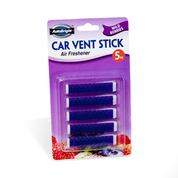 3303 Air Freshener Wild Berries Car Vent Stick Carded