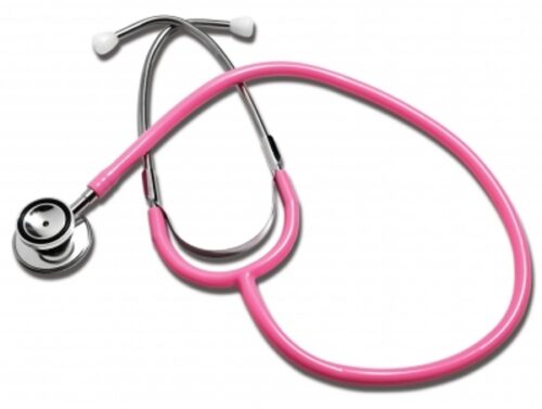 400P Dual Head Stethoscope, Hot Pink