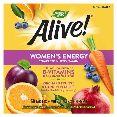 Alive! Women's Energy Multi-Vitamin Tablets - 50.0 ea