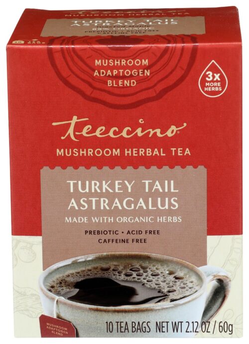 KHRM00368648 Turkey Tail Astragalus Mushroom Tea - 10 Count