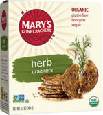 Marys Gone Crackers KHFM00325483 Cracker Thin Garlic Rosemary Gluten Free - 5 oz