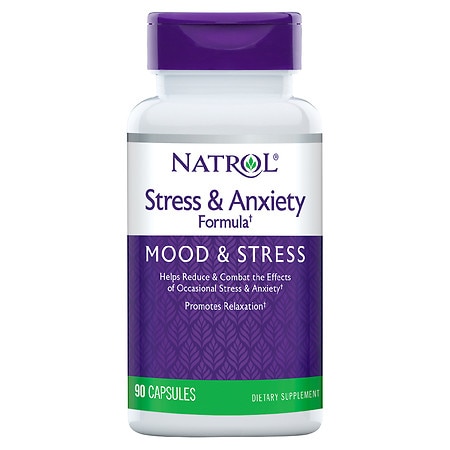 Natrol Stress & Anxiety Formula - Mood & Stress - 90.0 EA