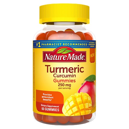Nature Made Turmeric Curcumin Supplement 250mg Gummies - 60.0 ea