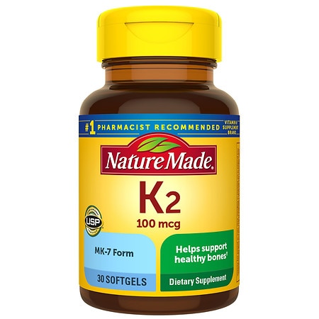 Nature Made Vitamin K2 100 mcg Softgels - 30.0 ea