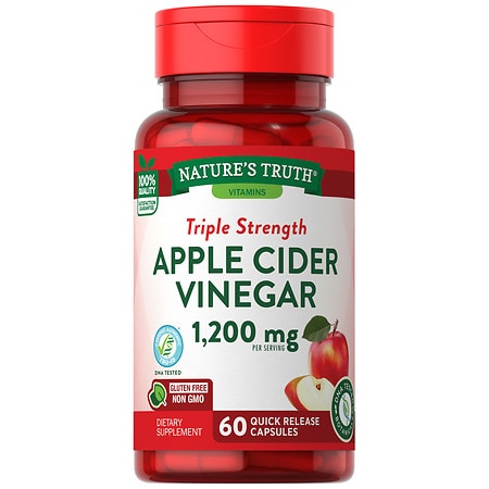 Nature's Truth Apple Cider Vinegar 1,200 mg Capsules - 60.0 ea