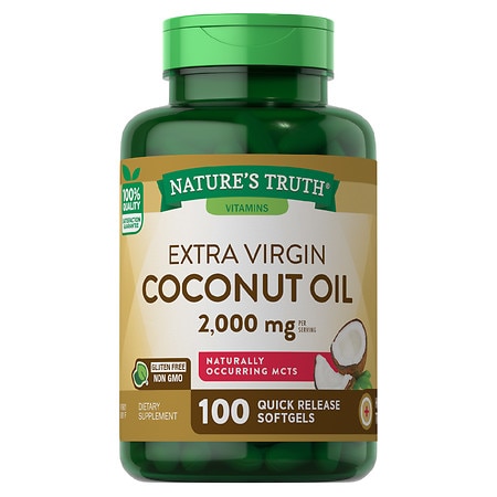 Nature's Truth Extra Virgin Coconut Oil 2,000 mg - 100.0 ea