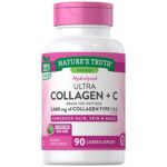 Nature's Truth Ultra Hydrolyzed Collagen Type 1 & 3 3,000 mg plus Vitamin C - 90.0 ea