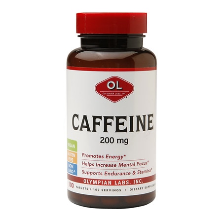 Olympian Labs Caffeine 200mg - 100.0 ea