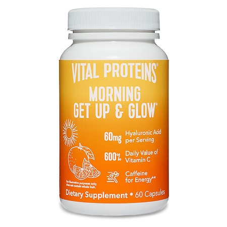Vital Proteins Morning Get Up & Glow Capsules - 60.0 ea