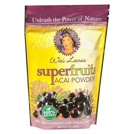 Wai Lana Super Fruits Powder Dietary Supplement Acai - 7.0 Ounces