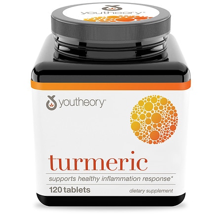Youtheory Turmeric with BioPerine Black Pepper Tablets - 120.0 ea