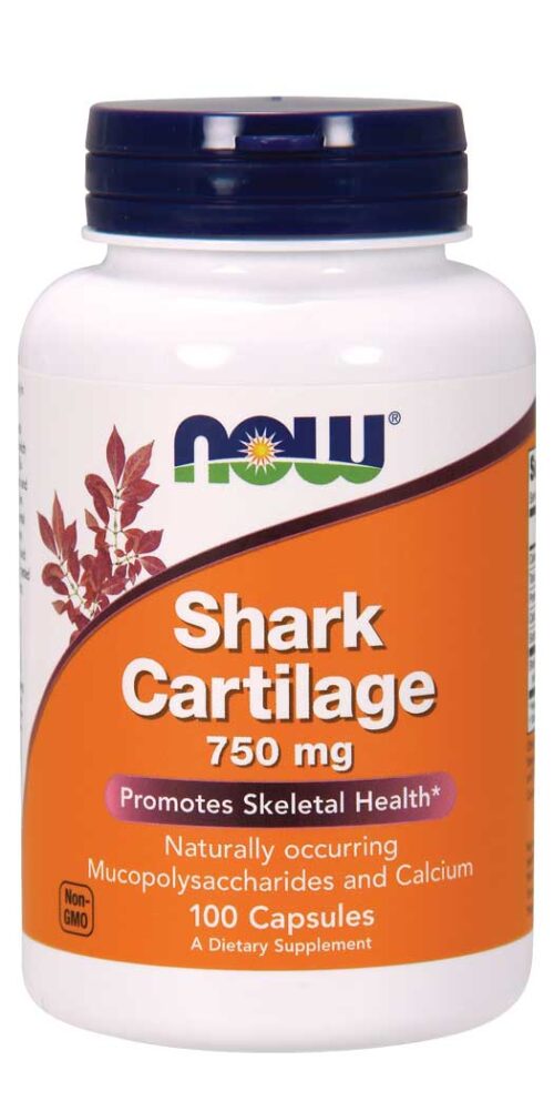 Now Foods Shark Cartilage 750 mg - 100 Capsules