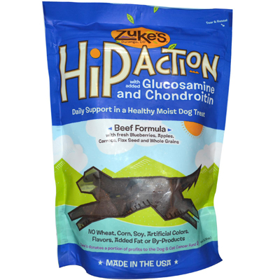 0693051 Hip Action Daily Hip and Joint Support Treat For Dogs Beef - 1 lb