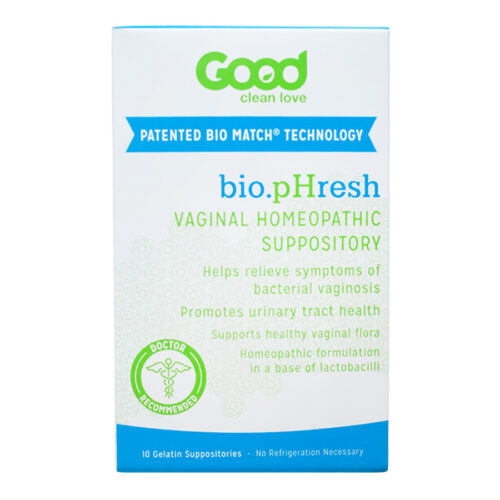 236827 BioPhresh Vaginal Suppository, 10 Count