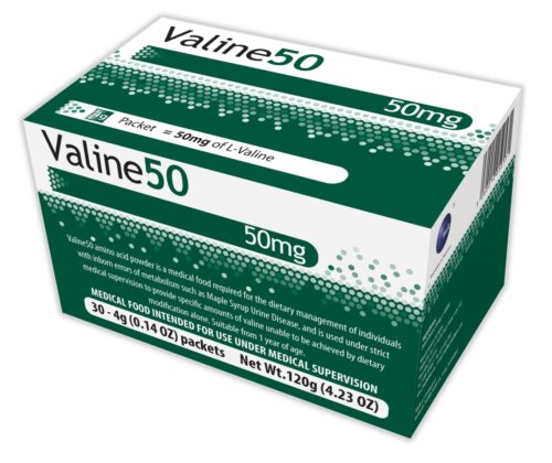 25652601 4 g MSUD Oral Supplement Valine 50 Unflavored Powder