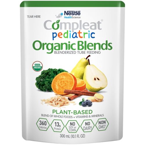 47212601 10.1 oz Plant Blend Compleat Pediatric Organic Blends Ready to Use Oral Supplement & Tube Feeding Formula