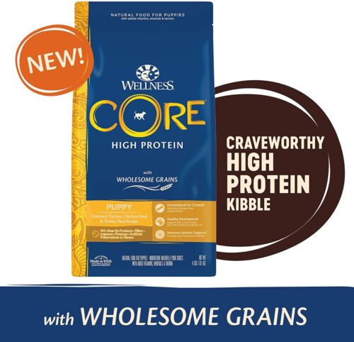 635245 Wellness Core Wholesome Grains Puppy Food Recipe - 4 lbs