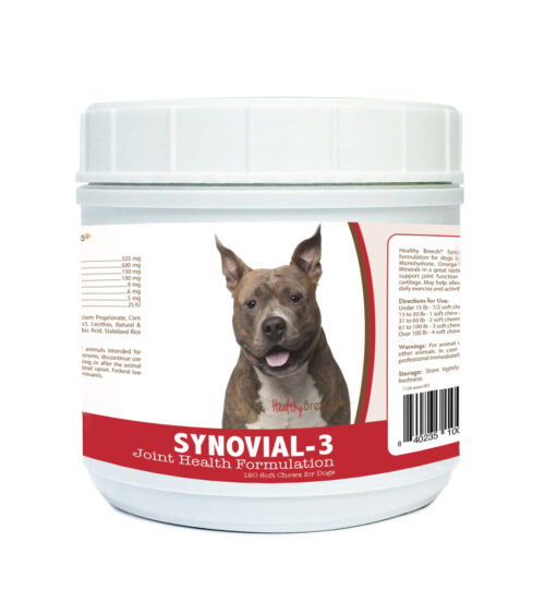 840235100942 American Staffordshire Terrier Synovial-3 Joint Health Formulation - 120 Count