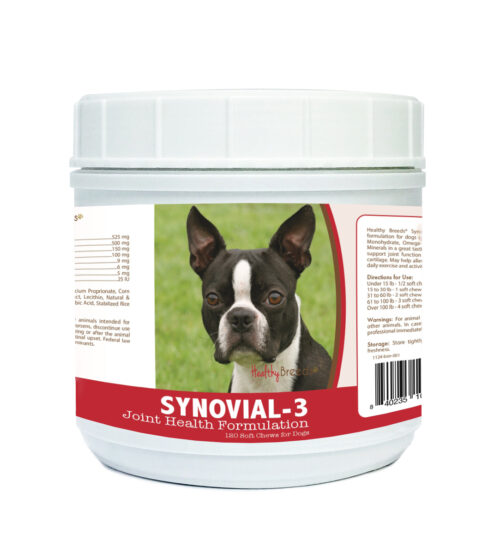 840235103738 Boston Terrier Synovial-3 Joint Health Formulation - 120 Count