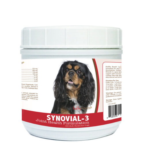840235104476 Cavalier King Charles Spaniel Synovial-3 Joint Health Formulation, 120 Count