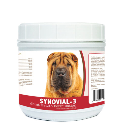 840235105503 Chinese Shar Pei Synovial-3 Joint Health Formulation, 120 Count