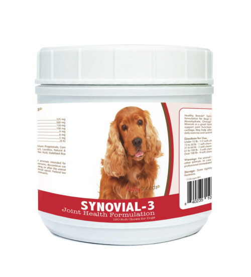 840235105671 Cocker Spaniel Synovial-3 Joint Health Formulation, 120 Count