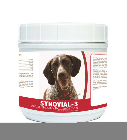 840235108542 German Shorthaired Pointer Synovial-3 Joint Health Formulation - 120 Count