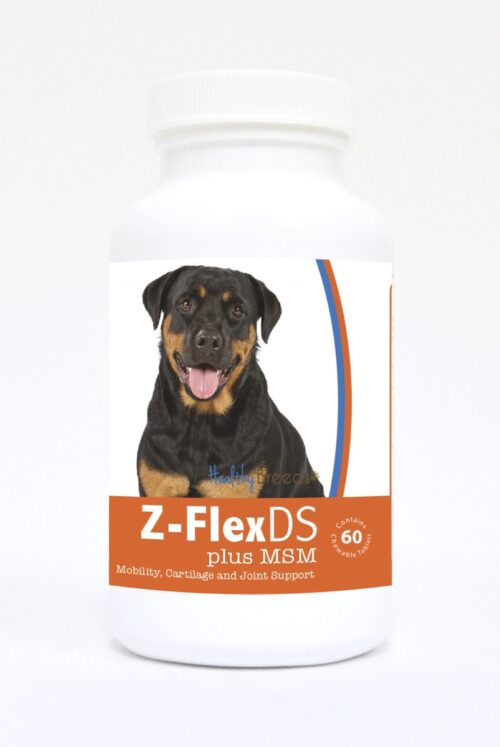 840235125600 Rottweiler Z-FlexDS plus MSM Chewable Tablets - 60 Count