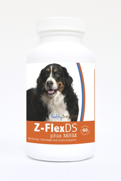 840235125976 Bernese Mountain Dog Z-FlexDS plus MSM Chewable Tablets - 60 Count