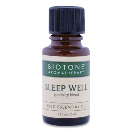 Biotone BAEOSLEHZ 0.5 oz Sleep Well Essential Oil, Woodsy Scent