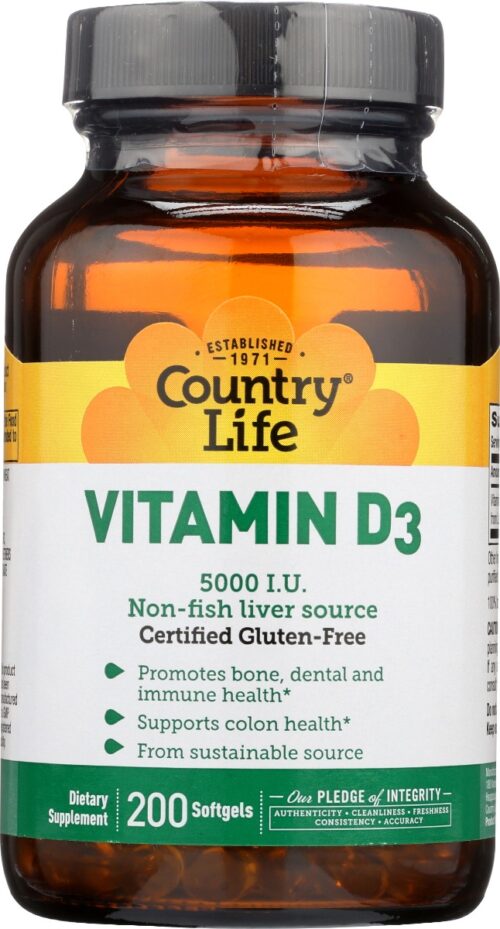 KHRM00344081 Vitamin D3 5000Iu Supplement, 200 Softgels