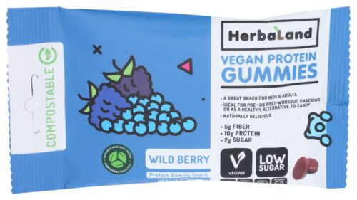 KHRM00367837 50 g Wild Berry Vegan Protein Gummies