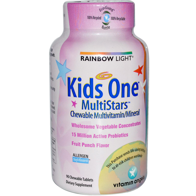 Kids' One Multistars Fruit Punch - 90 Chewable Tablets